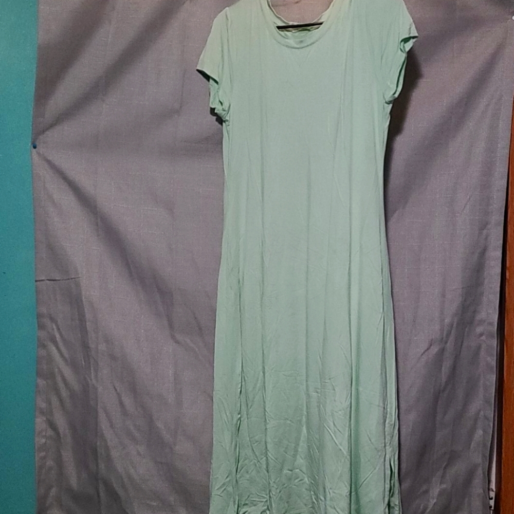 Sage maxi dress